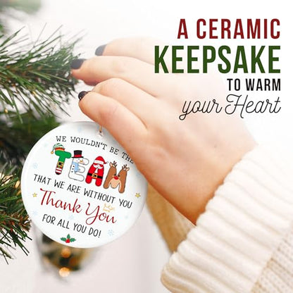 ZAGKOO Best Boss Ever Christmas Ornament 2026 - Thank You Gifts for Women - color: Thank You Boss