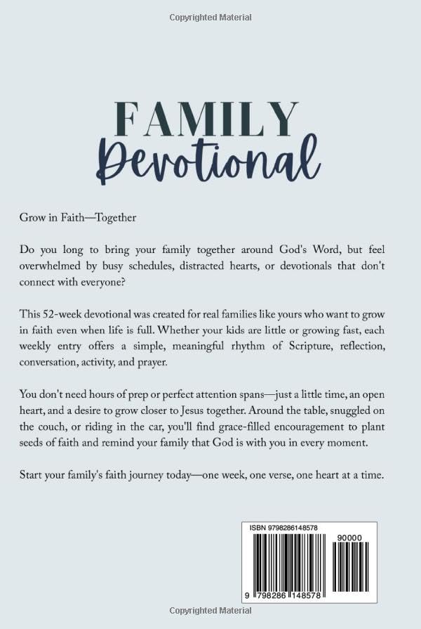 Family Devotional: 52 Weeks to Strengthen Faith, Pray as a Family & Grow Closer to Jesus