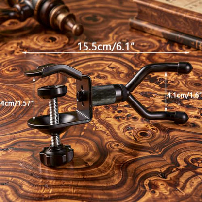 Ukulele Hanger, Ukulele/Mandolin/Banjo Holder Attachment for Microphone Stands,Ukulele Wall Mount Stand