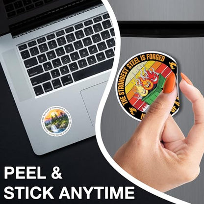 3Pcs When My Heart is Overwhelmed Stickers Psalm 61:2 Waterproof Vinyl - color: When My Heart is Overwhelmed