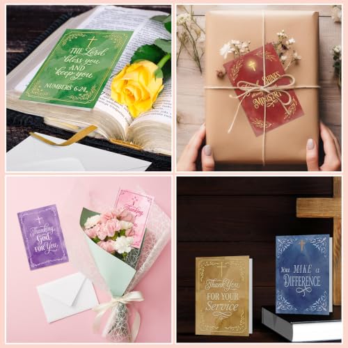 24 Pack Christian Pastor Ministry Appreciation Cards, Assorted - style: Ministry Assorted