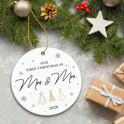 ZAGKOO Lesbian Wedding Gifts 2026 - Mrs and Mrs Gifts, Couple Gift - color: Mrs&mrs