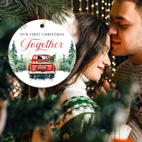 ZAGKOO First Christmas Ornament 2026, Couples First Christmas Together Gift - color: Together 1