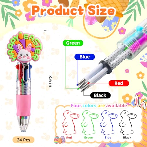 24 Pack Easter Eggs Bulk with Multicolor Pen in One fits Adults - color: Multicolor