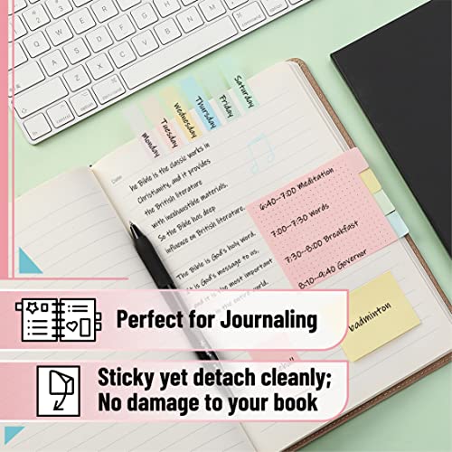 Mr. Pen- Sticky Notes Set, 410 Pack, Ruled - color: Muted Pastel, size: 1 Set