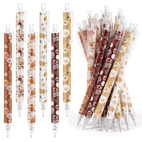 Jetec 120 Pcs Fall Ballpoint Pens Bulk Autumn Thanksgiving Party Supplies - style: Autumn