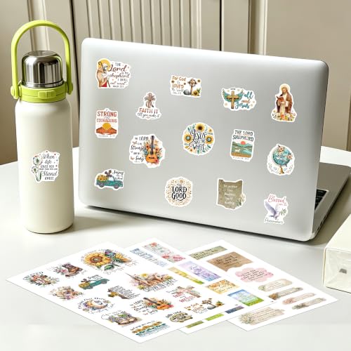 650Pcs+ Bible Sticker Book 48 Sheets Christian Jesus Sticker for journaling