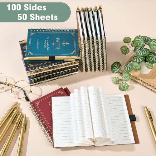 INSADA 10 Sets Christian Gifts, Prayer Journals with Pens for Church Groups