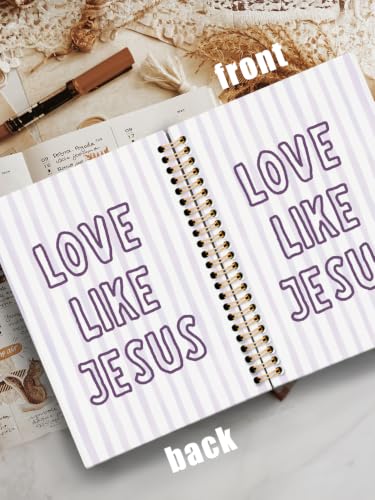 Christian Jesus Notebook Journal,Christian Gifts for Women(Purple) - color: LOVE LIKE JESUS-purple