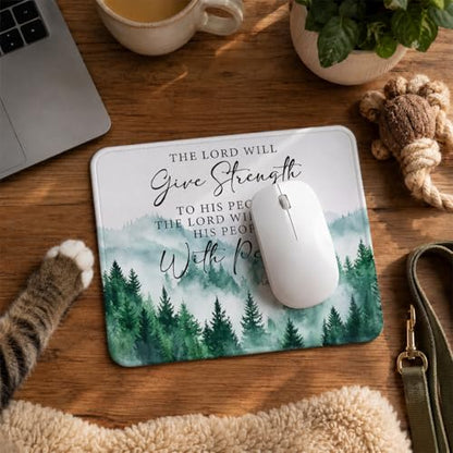 QIYUHOY Christian Mouse Pad, 9.5x7.9 Inch - color: the lord will