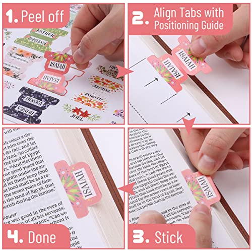 Mr. Pen- Bible Tabs, 120 pcs, Floral Design - color: Floral