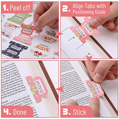 Mr. Pen- Bible Tabs, 120 pcs, Floral Design - color: Floral