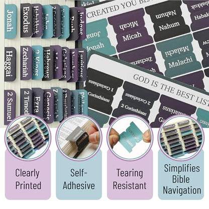 Mr. Pen- Bible Tabs, 75 pcs, Celestial Symphony - color: Celestial Symphony