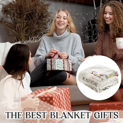 Sister in Christ Gifts Blanket, Christian Birthday Holiday Graduation Gifts for Sister, Sisters Gift from Sis, Soft Throw Blanket 60" x 50". - size: Sister