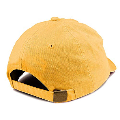 Trendy Apparel Shop Cross Embroidered Washed Cotton Adjustable Cap - color: Mango