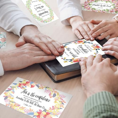Estune 240 Pcs Bible Verse Cards bulk with Full Scripture, Fresh Style - style: Fresh Style
