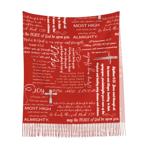 YQIUSM Red Prayer Shawl For Women Christian Church Wrap Scarf Cloth Apparel