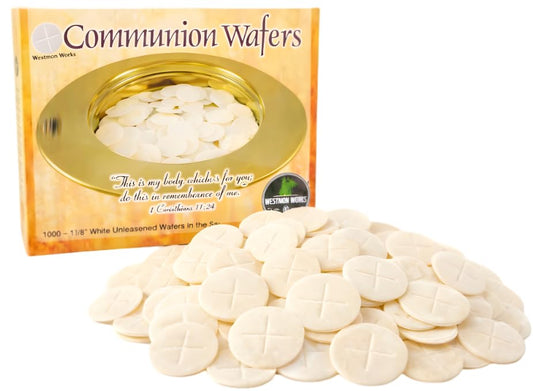 Communion Bread Wafers 1000 Count 1 Inch Unleavened USA Made Kosher Hosts