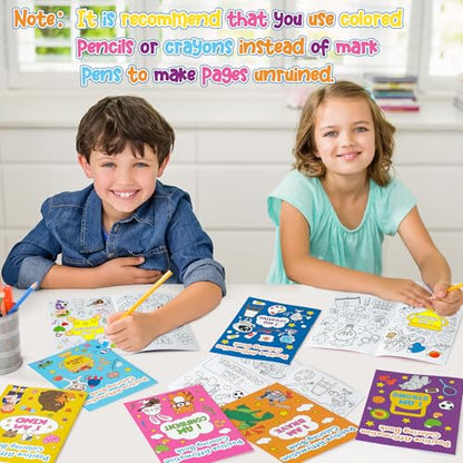 Dvbonike 48Pcs Positive Affirmation Coloring Books Motivational DIY Pages - color: B-Positive Affirmation (48Pcs)