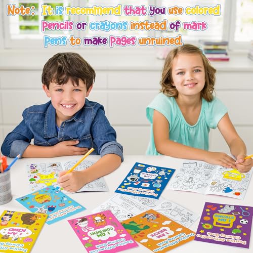 24Pcs Positive Affirmation Coloring Books Motivational DIY Pages - color: B-positive Affirmation