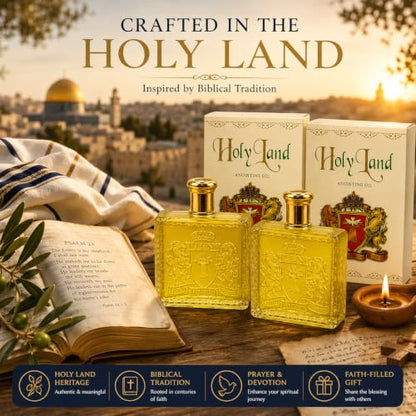 Holy Land Anointing Oil with Frankincense & Myrrh - 50ml (Pack of 2) - size: 1.7 Fl Oz (Pack of 2)