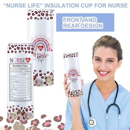 Silkfly 3 Pcs Nurse Life Thoughtful Gift Set for Thanksgiving Christmas Day - style: Nurse Life