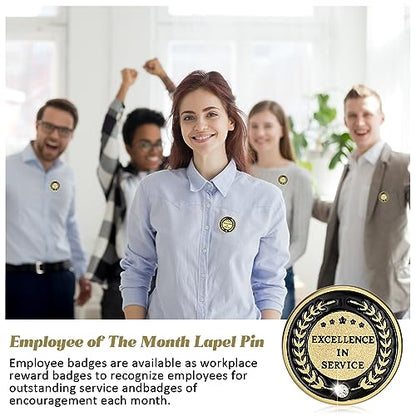 Siifert Employee of The Month Lapel Pins Bulk Motivation Gifts