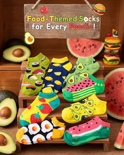 Vabean 36 Funny Men's Socks - color: Fruits Pattern