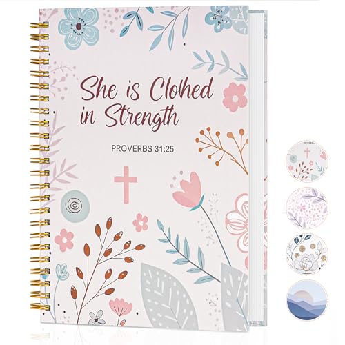 Aesthetic Christian Bible Journal for Women 5.5x8.3 Inch - color: 3-Christian-Notebook