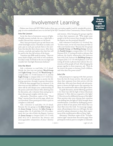 KJV Standard Lesson Commentary® Large Print Edition 2026-2027 | 14pt | Verse-by-Verse Commentary | Pronunciation Guide | Context and History Lessons | Discussion Questions and Group Activities | ISSL