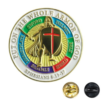 Put On The Whole Armor Of God Pin