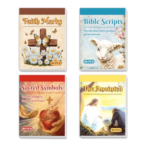 200 Sheets Christian Inspirational Bible Scripture Sticker Book - style: 4 Christianity