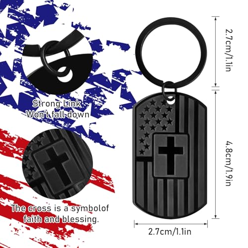 AXEN Christian Gifts for Men, Religious Keychain with Bible Verse Scripture for Dad, Son, Brother, Boyfriend - color: Graduation