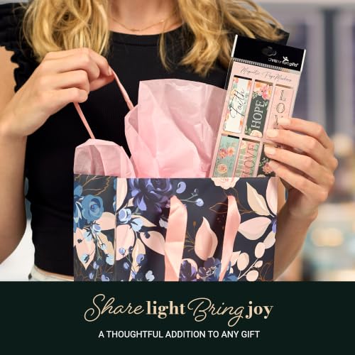 Christian Art Gifts Magnetic Scripture Bookmark Set for Men and Women - color: Faith Hope Love #2