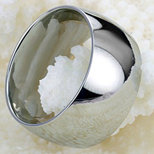 Jude Jewelers 12mm Stainless Steel Classical Simple Plain Wedding Band Ring - color: Silver