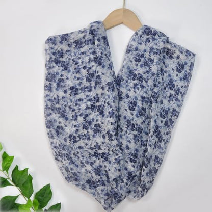 Jersey Knit Infinity Scarf Colorful Head Wrap for Travel - color: Color-b10
