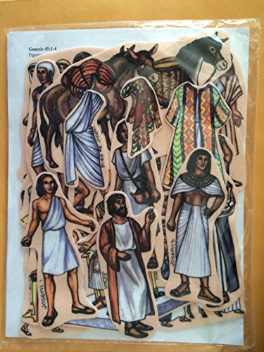 The Story of Joseph in Egypt Felt Figures for Flannel Board Bible Stories-precut