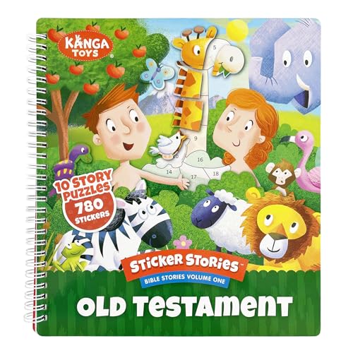 The Old Testament Sticker Stories - Spiral Bound Activity Story Book - style: The Old Testament