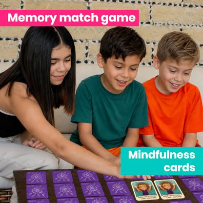 Menique Shine Memory Matching Game – 80 Cards (40 Pairs) with Positive Affirmations for Brave Girls – Motivational & Mindful Matching Game for Confidence and Self-Love - style: Affirmations