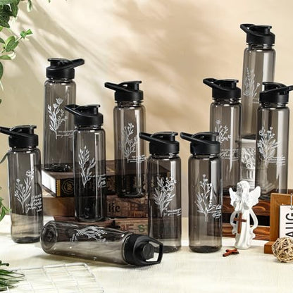 Skylety 10 Pcs Christian Water Bottles Bible Verse Plastic,Boho - style: Boho