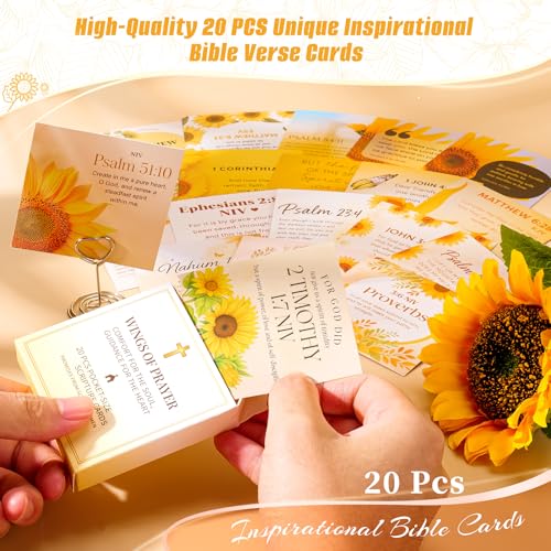 13PCS Christian Gifts For Women Faith -Inspirational Religious Birthday Gifts,Sunshine Box Spiritual Baptism Baskets for Her, Mom,Grandma,Wife,Mothers,Friend, Sister Birthday Valentine's Day Gift - color: Sunflower
