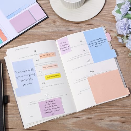 Mr. Pen- Sticky Notes Set, 410 Pack, Ruled - color: Pastel Macaron, size: 1 Set
