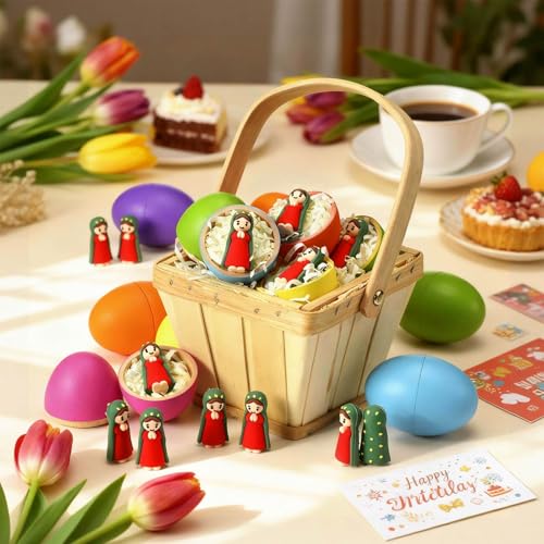 Amyhill 50 Pcs Mini Virgin Mary Figurines Little Mary Figures - color: Red, size: Mary