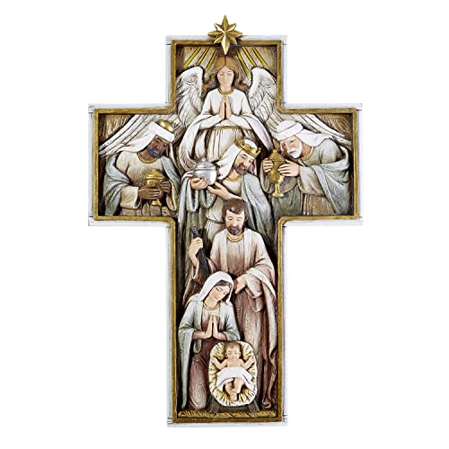 Avalon Gallery Nativity Holy Family 12 Inch Wall Cross