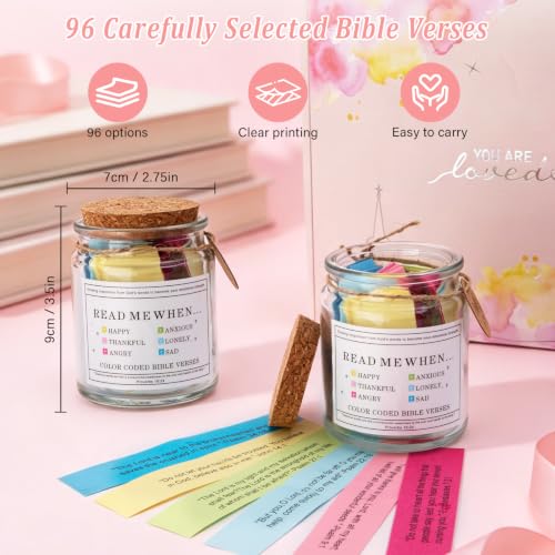Christian Gifts For Women, 9Pcs Inspirational Religious Birthday Gift Set - color: White-Christian