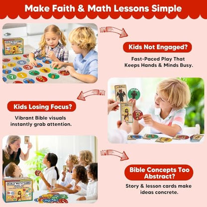 Garybank Bible Game for Kids - Make 10 Game with Bible Character Learning