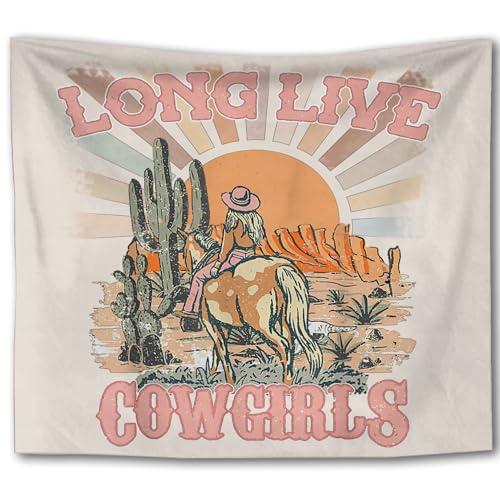 Foritho Cute Western Cowgirl Wall Tapestry Country Tapestry for Teen Girls' Room Decor, Cowgirl Gifts for Women,50x60 Inch - color: Color 20
