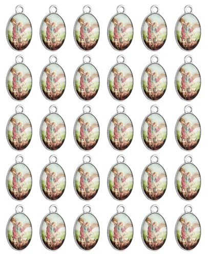 COTTVOTT Saint Therese of Lisieux/Saint Mother Teresa of Calcutta/Divine Mercy Jesus/Mater Dolorosa Patron Saint Medal Charm Pendant for DIY Rosary Necklace Bracelet Jewelry Making Part - color: 30pcs-Enamel St. Michael