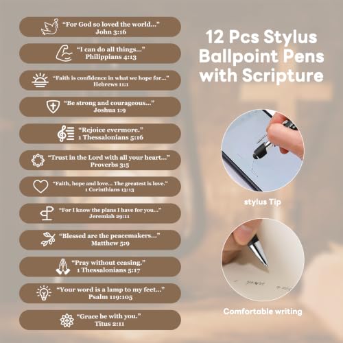 Bible Study Supplies Journaling Kit with Ballpoint Pens Bible Tabs