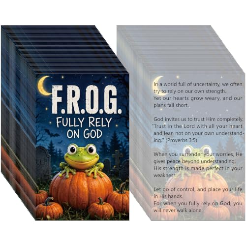 Gospel Tracts for Evangelism, Christian Bookmarks for Church Outreach - color: Fully Rely on God